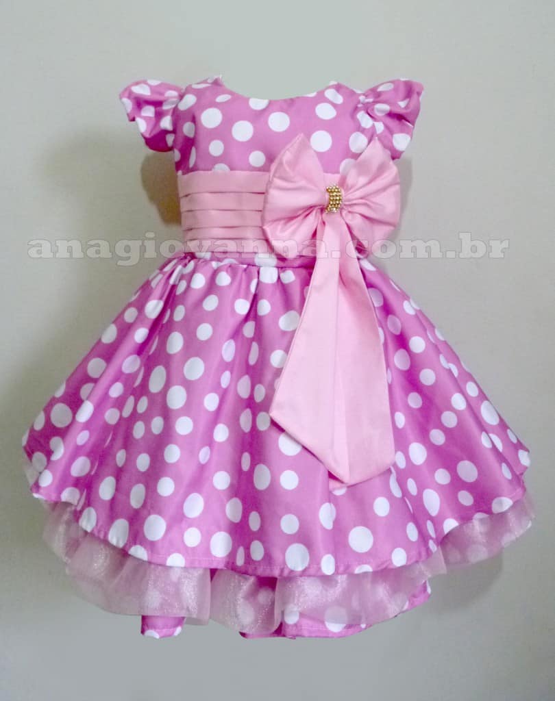 Vestido da Minnie rosa